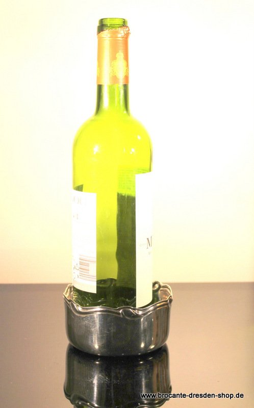 VERKAUFT Flaschenuntersetzer - Flaschenhalter - WMF - Art Deco - Versilbert