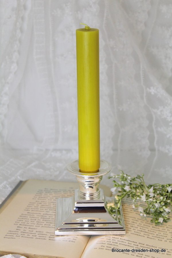 Kerzenleuchter - Versilbert - Schlicht und Edel - 7,5 cm Hoch