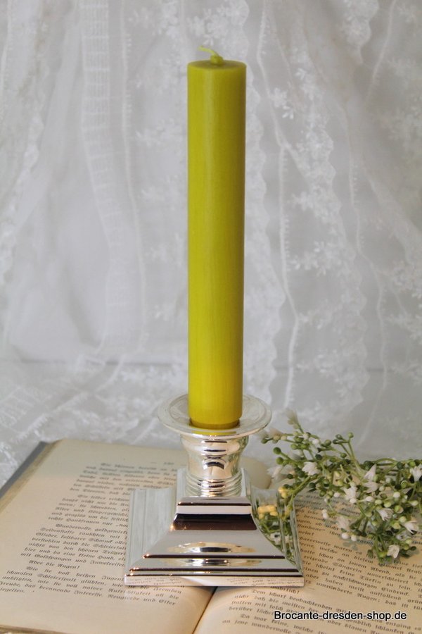 Kerzenleuchter - Versilbert - Schlicht und Edel - 7,5 cm Hoch