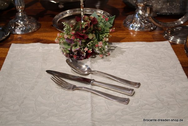 Platzdeckchen - Tischset Olive "Beige" aus reine Baumwolle 40x50cm Busatti Italy