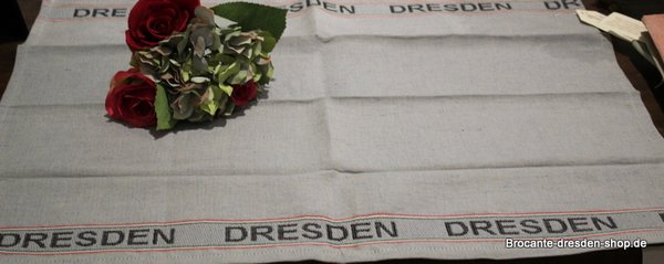 1 Geschirrtuch / Mitteldeckchen "Dresden"  Leinen/Baumwolle  in 4 Farben aus dem Hause Busatti Italy